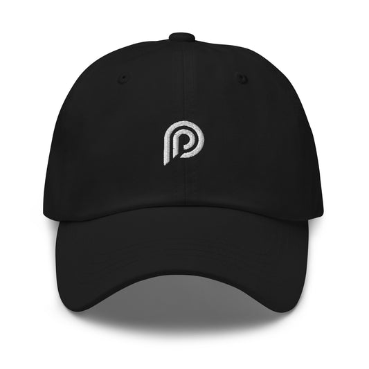 "WHITE LOGO" Dad hat